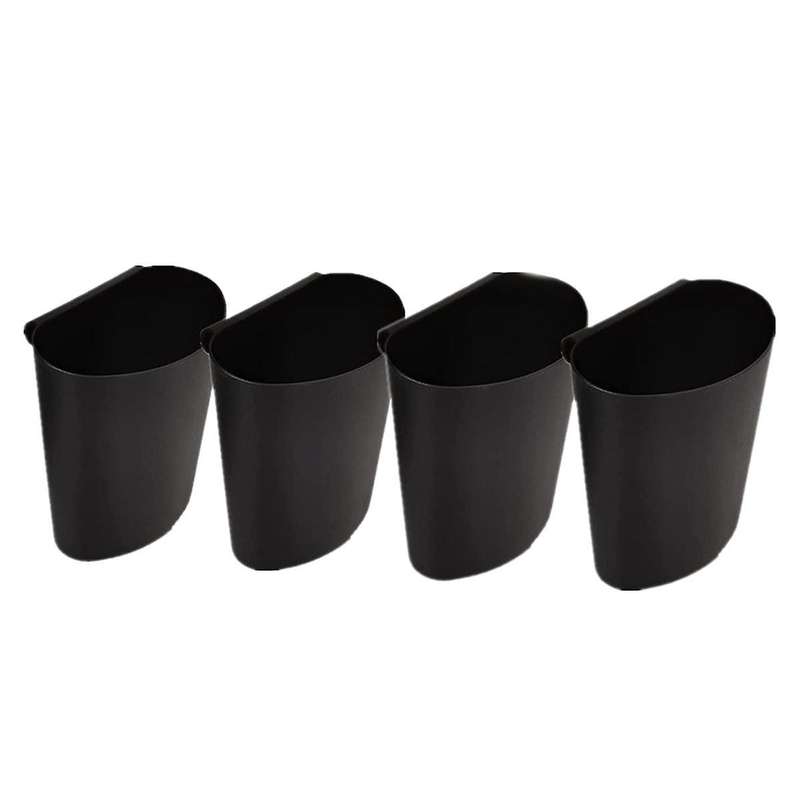 4 Pieces Of Hanging Basket Portable Storage Basket Tool Black