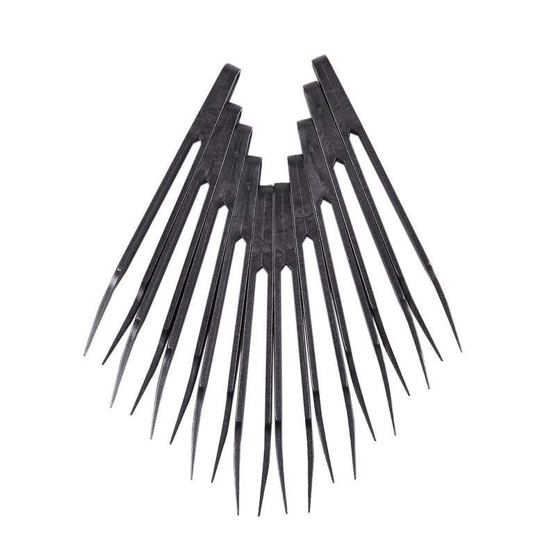 Plant Stainless Steel Curved Tweezer Clip for Fish Tank