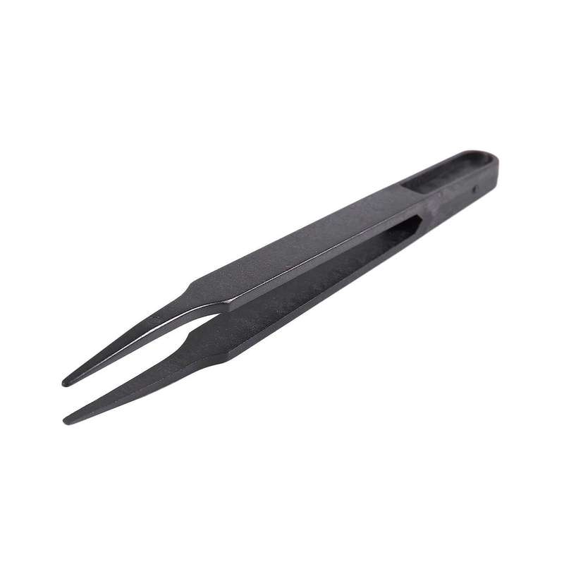 Plant Stainless Steel Curved Tweezer Clip for Fish Tank
