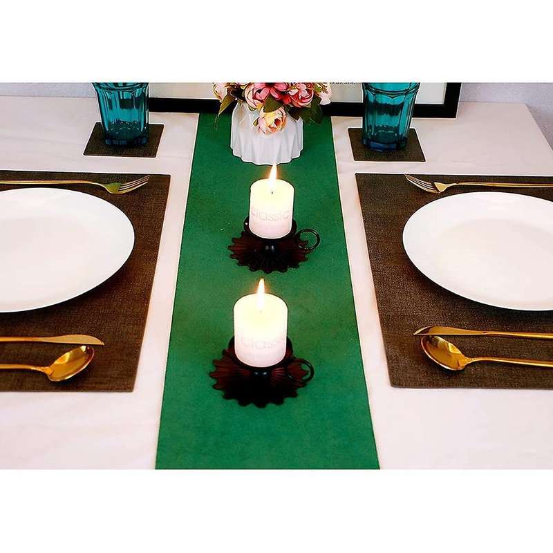 Set Of 2,decorative Metal Candle Holder, Dining Table/home Decoration