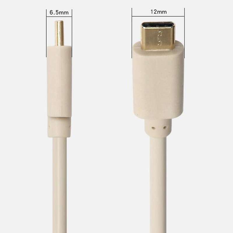 Usb C Coiled Cable Wire Mechanical Keyboard Usb Cable,white