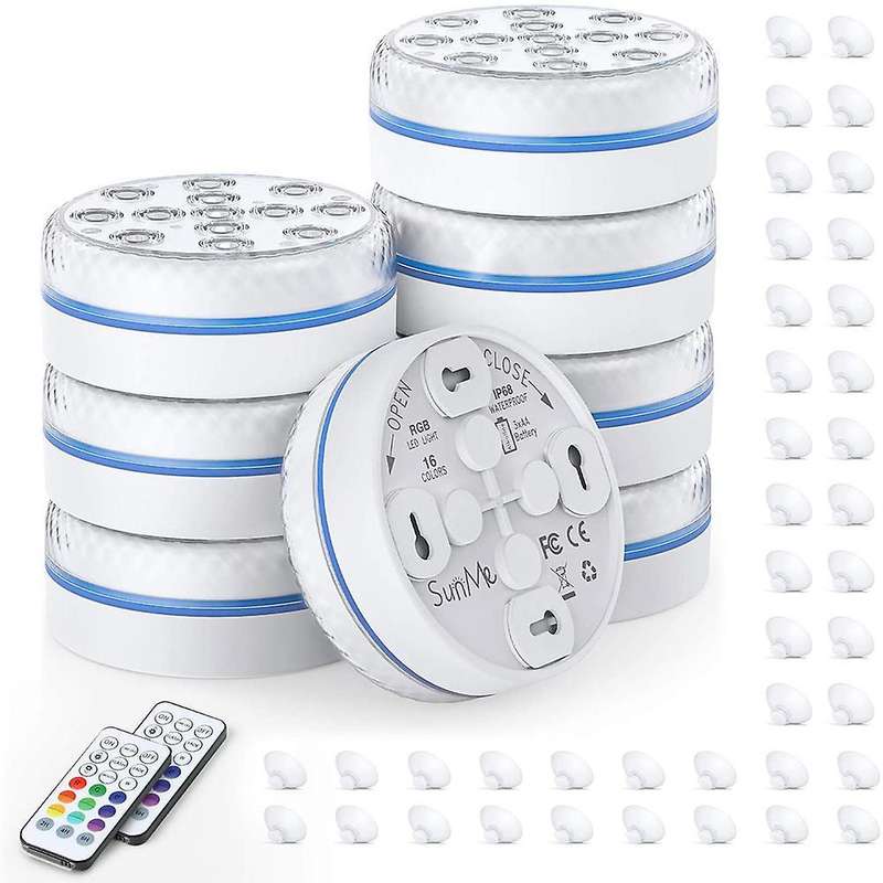 8pack Submersible Led Pool Lights for Above Ground Pool