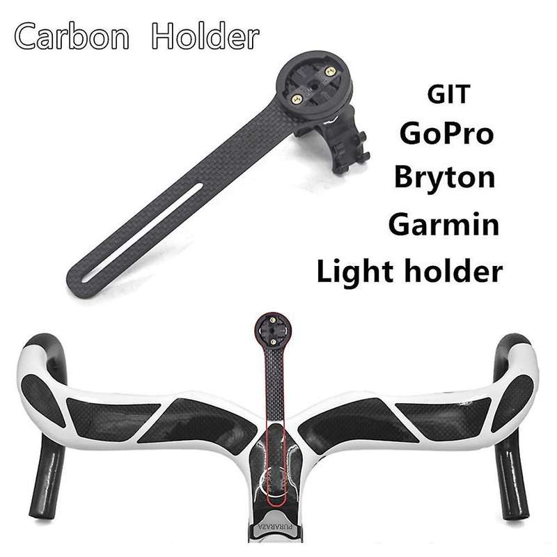 Carbon Fiber Bike Computer Mount Bicycle Road Bike Cycling Computer