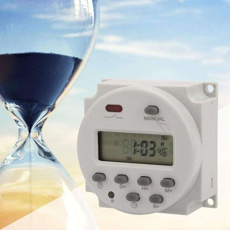 Digital Display Timer Switch 1s - 168h 5va Small Timer Switch(12v Dc)