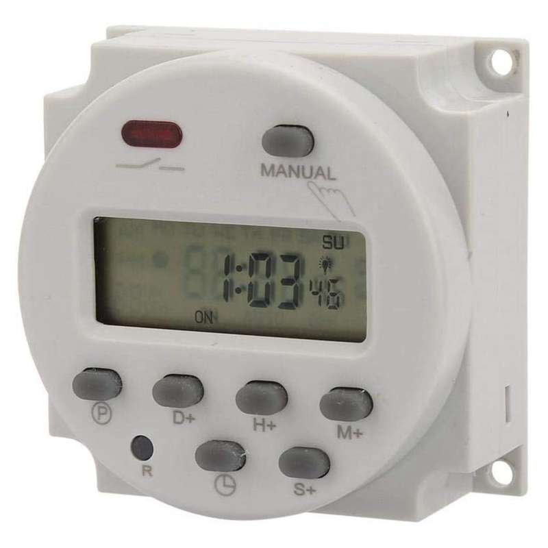 Digital Display Timer Switch 1s - 168h 5va Small Timer Switch(12v Dc)
