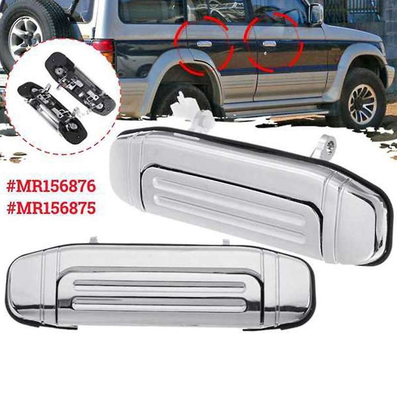 Rear Left Side Car Outer Exterior Door Handles Chrome Mr156877