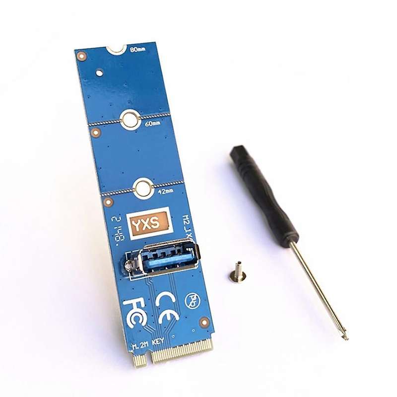 2pcs M.2 to Pci-e X16 Ngff Slot Adapter Card Graphics Adapter Card
