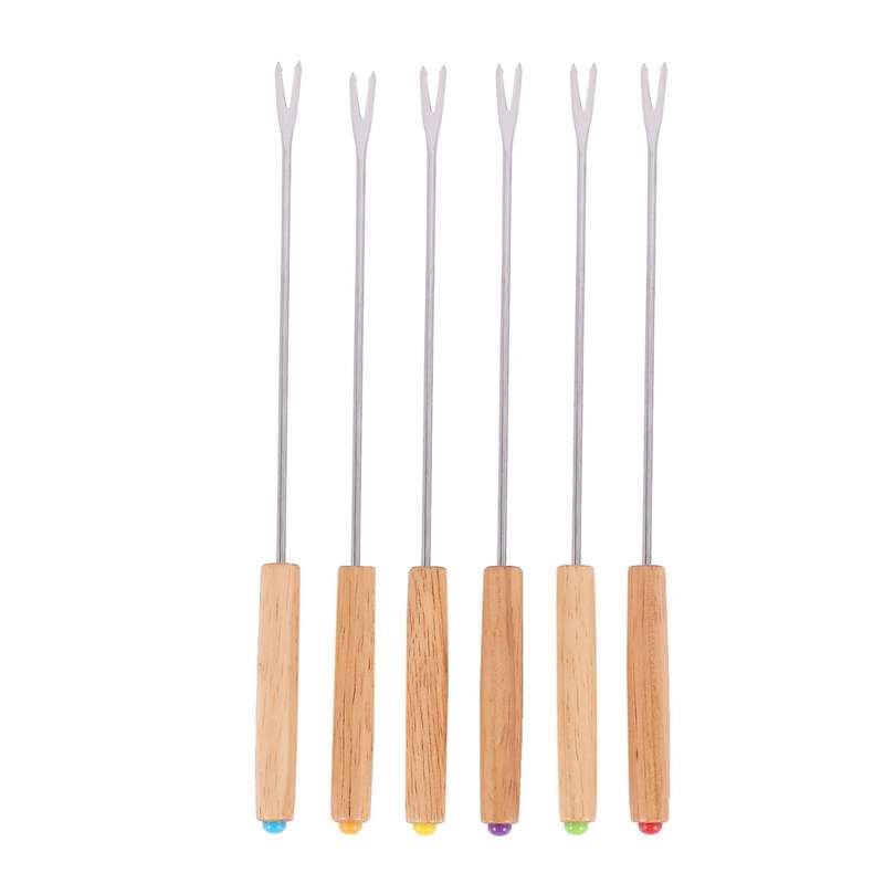 Stainless Steel Chocolate Fork Hot Pot Forks Cheese Kitchen Tools