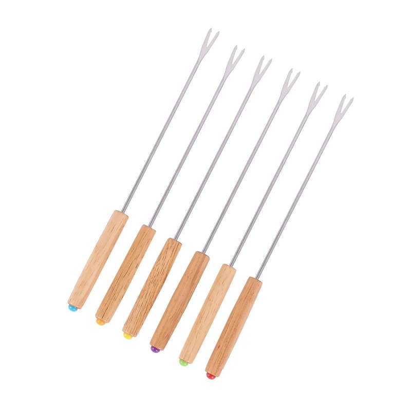 Stainless Steel Chocolate Fork Hot Pot Forks Cheese Kitchen Tools