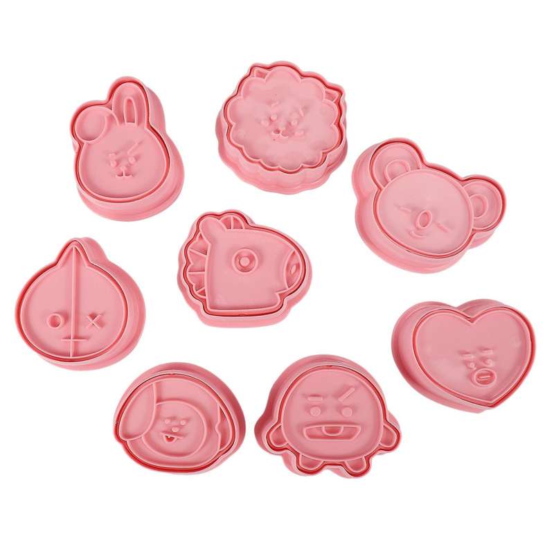 8pcs / Set Cartoon 3d Cookie Cutter Cookie Mould Baking Mould Cake