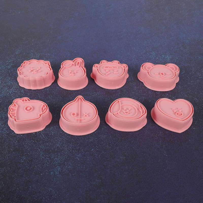 8pcs / Set Cartoon 3d Cookie Cutter Cookie Mould Baking Mould Cake