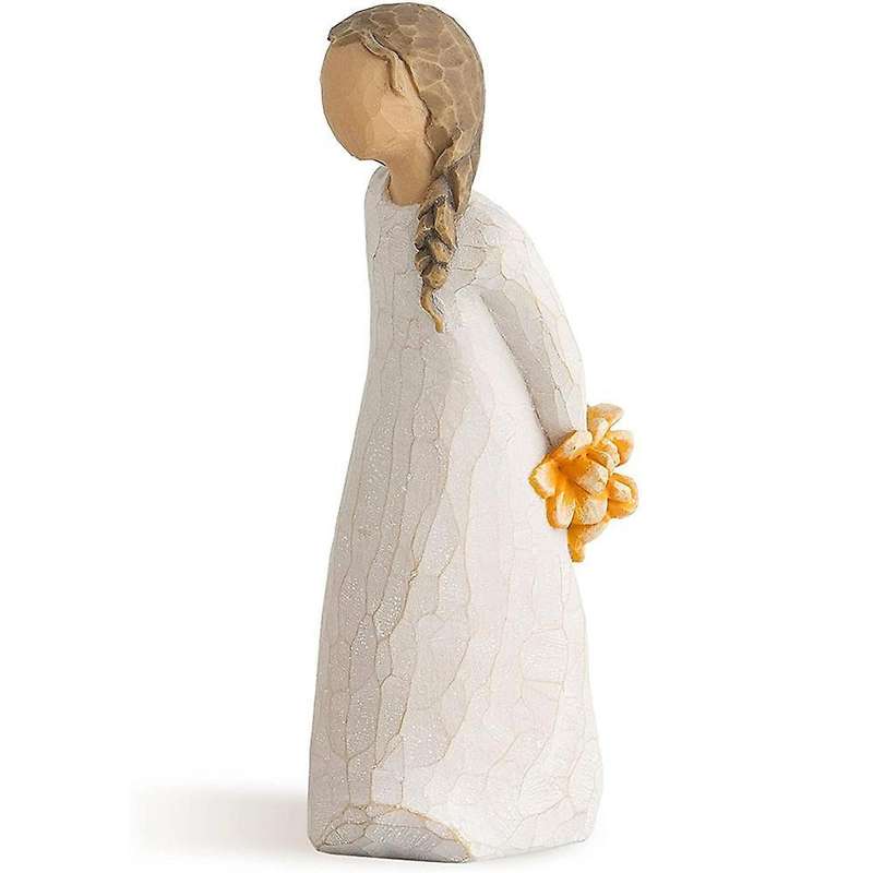 Bouquet Girl Miniature Statues Home Resin Crafts Valentine's Day Gift