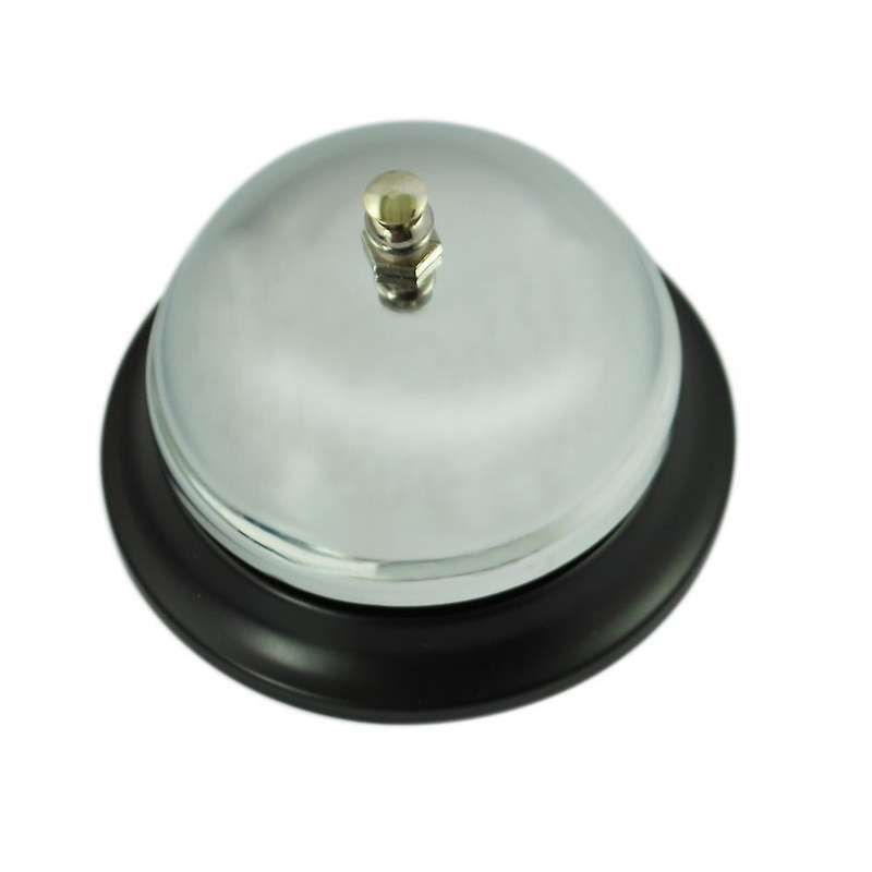 Classic Service Concierge Hotel B & B Desk Call Steel Bell