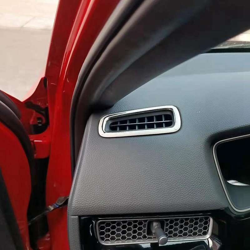 For 11th Gen Honda Civic 2022 Air Outlet Vent Frame Cover, Black