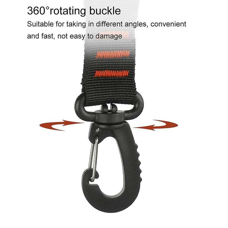 2 Pack Double Hooks Suction Cup Anchor with Securing Hook Black