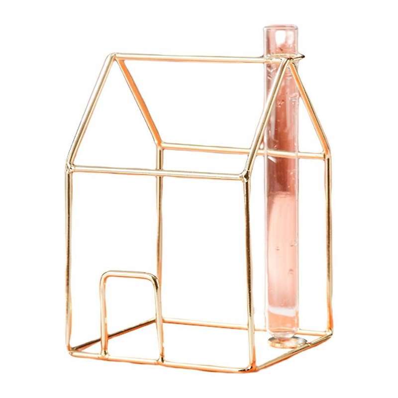 Eurpure Style Creative House Glass Vase Decoration Home, Gold