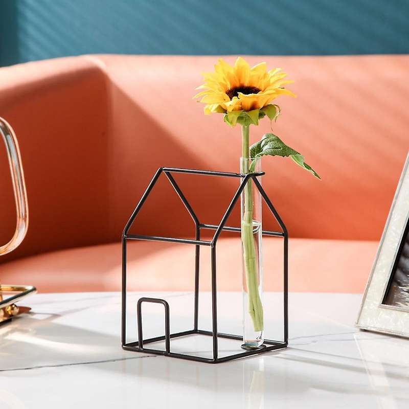 Eurpure Style Creative House Glass Vase Decoration Home, Gold