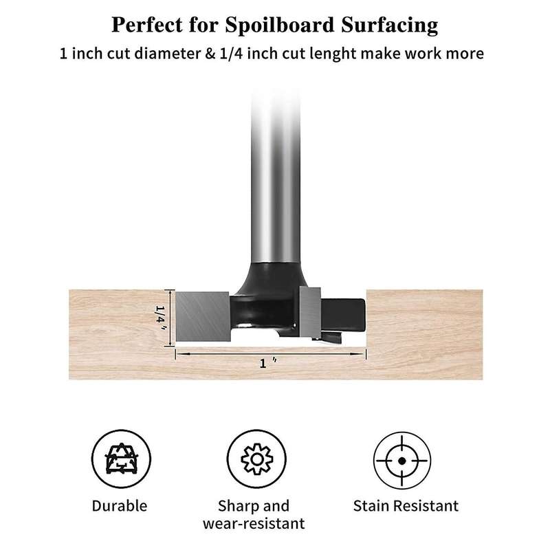 Cnc Surfacing Router Bits,woodworking Planer Bottom Cleaning Tool