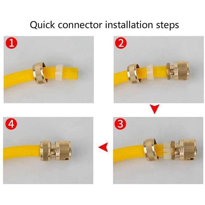 Faucet Hose Nozzle,with Connector,for Garden,car Wash Hose Nozzle