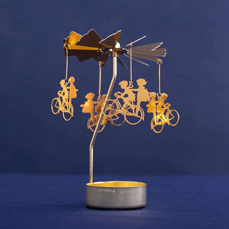 Spinning Candlestick for Romantic Party Home Table Decor Gift (a)