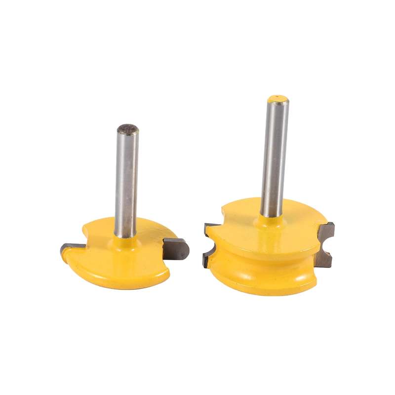 2 Pcs 8mm Shank Router Bit Set Cemented Carbide Milling Cutter Tools