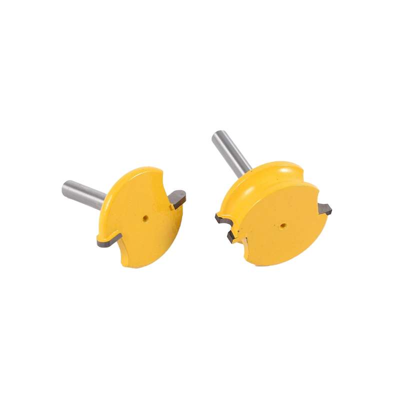 2 Pcs 8mm Shank Router Bit Set Cemented Carbide Milling Cutter Tools