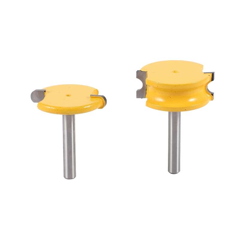 2 Pcs 8mm Shank Router Bit Set Cemented Carbide Milling Cutter Tools