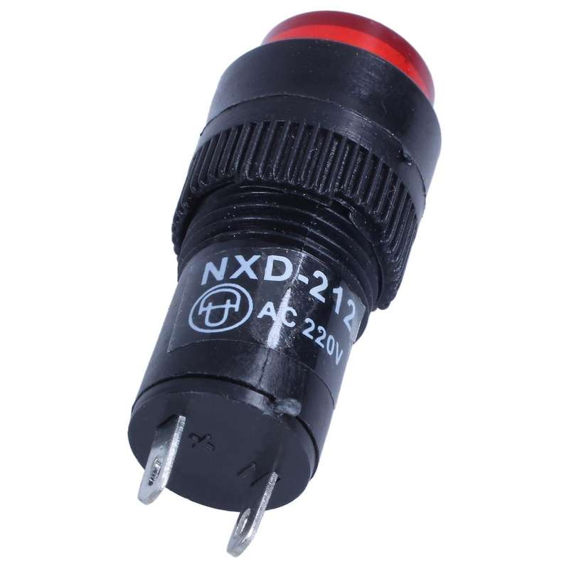 Ac 220 V 2 P Signal Lights Indicator Lights 12 Pcs