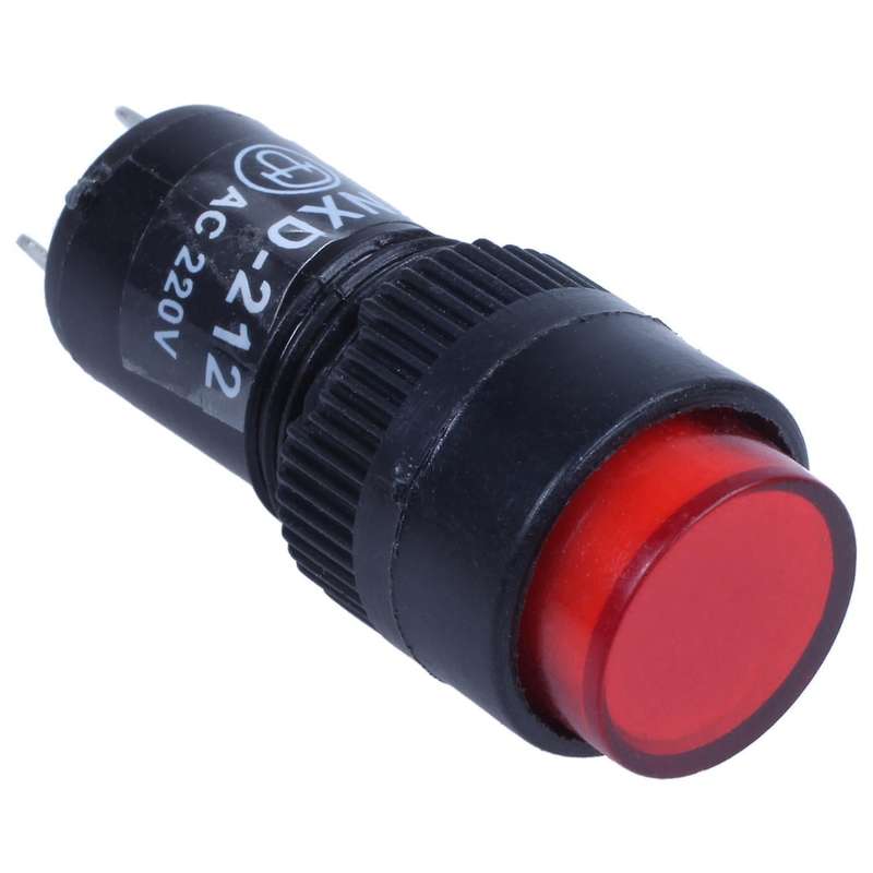Ac 220 V 2 P Signal Lights Indicator Lights 12 Pcs