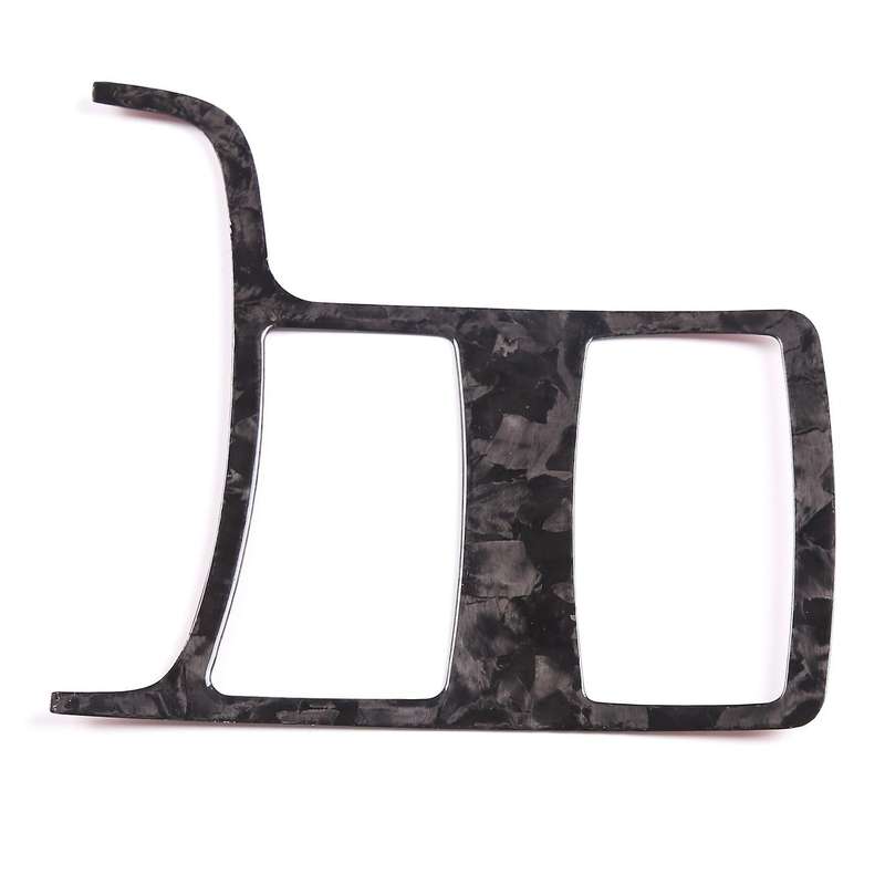 Car Real Carbon Fiber Gear Shift Mode Button Panel Cover