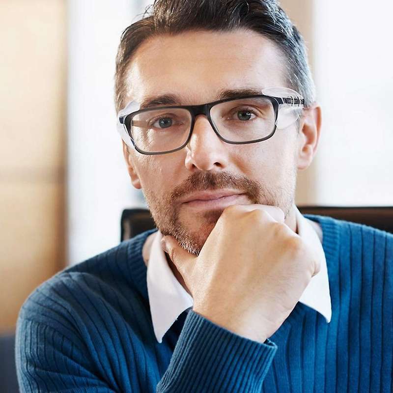 8 Pairs Eye Glasses Side, Fits Small to Large Eyeglasses
