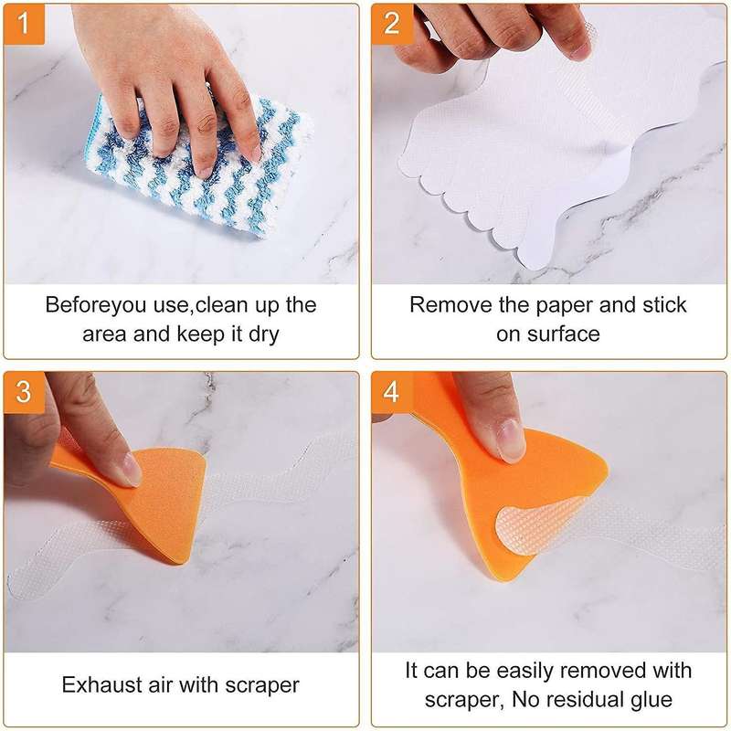 Non-slip Stickers Bathtub Stickers Gravel Texture Bath Tub Shower