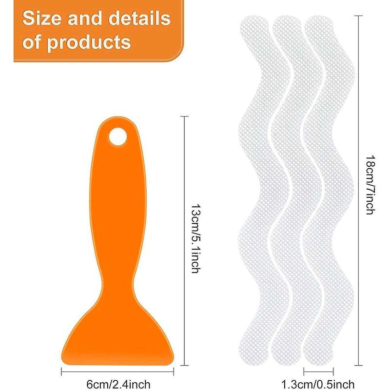 Non-slip Stickers Bathtub Stickers Gravel Texture Bath Tub Shower