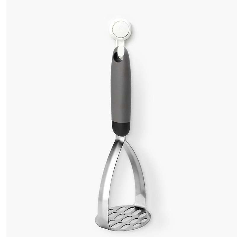 Stainless Steel Potato Masher, with Non-slip Handle for Vegetable(b)