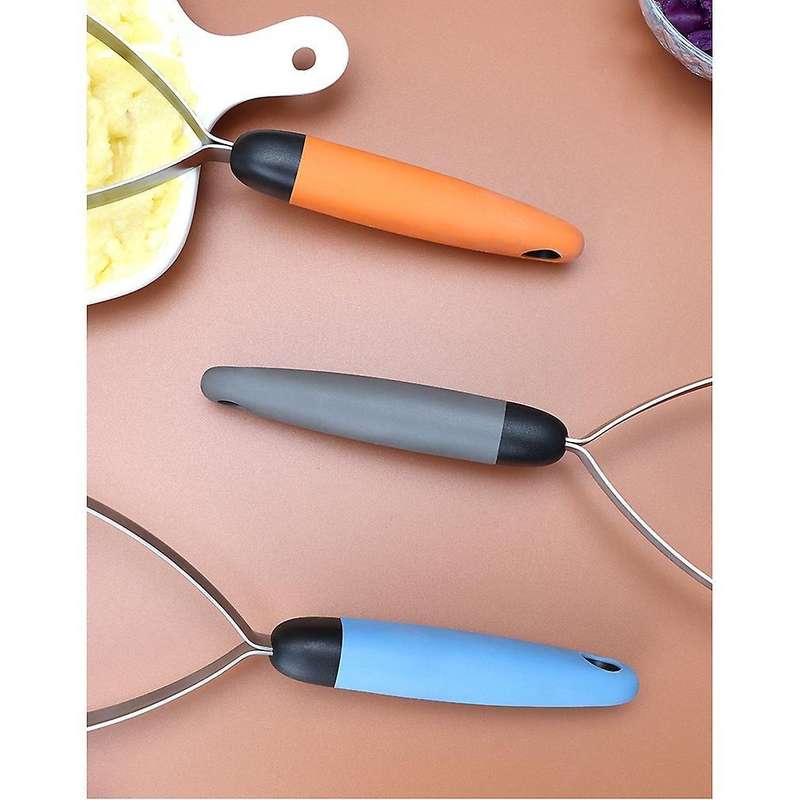 Stainless Steel Potato Masher, with Non-slip Handle for Vegetable(b)