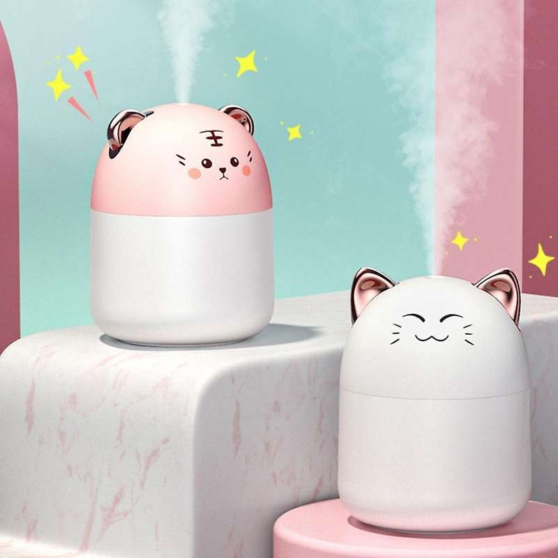 M8 Cute Pet Humidifier Household Small Usb Car Atomizer, Green Tiger