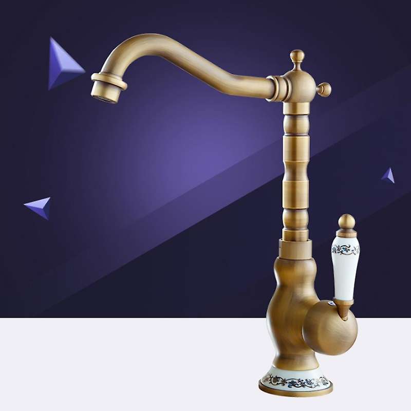 360 Degree Swivel Spout Basin Mixer Tap Kitchen Faucet 30.5cm