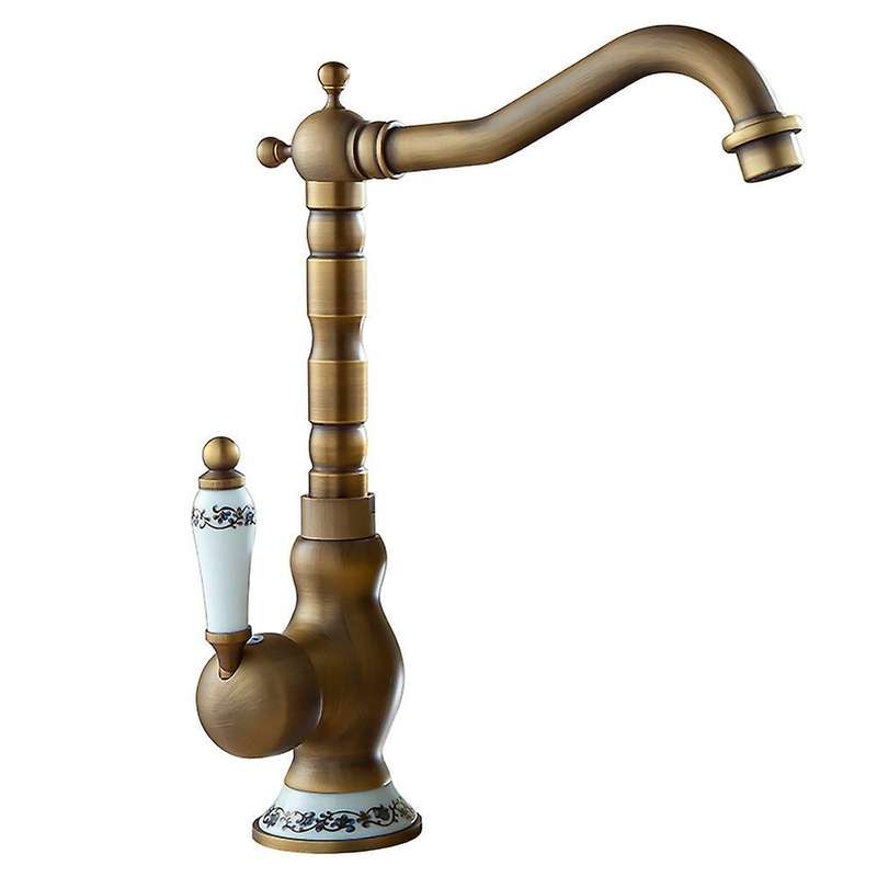 360 Degree Swivel Spout Basin Mixer Tap Kitchen Faucet 30.5cm