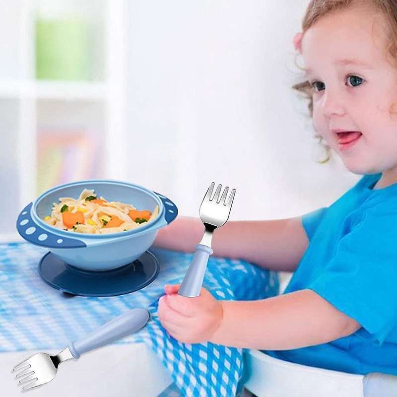 6 Pieces Stainless Steel Toddler Forks, Kids Cutlery Forks