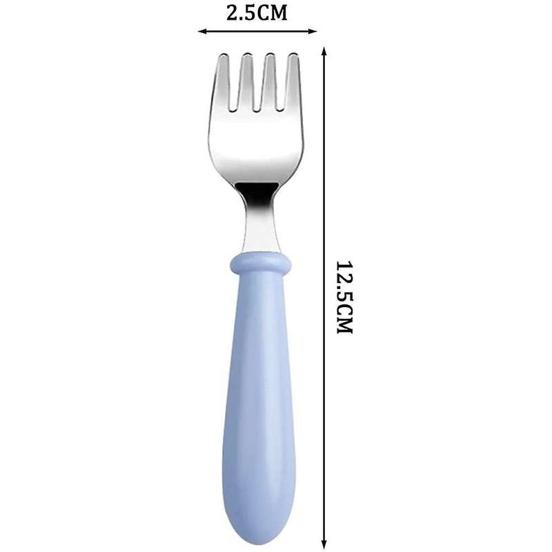 6 Pieces Stainless Steel Toddler Forks, Kids Cutlery Forks