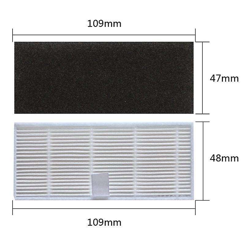 10pcs Hepa Filter for Proscenic M7 Sweeper Robotic Replacement Parts