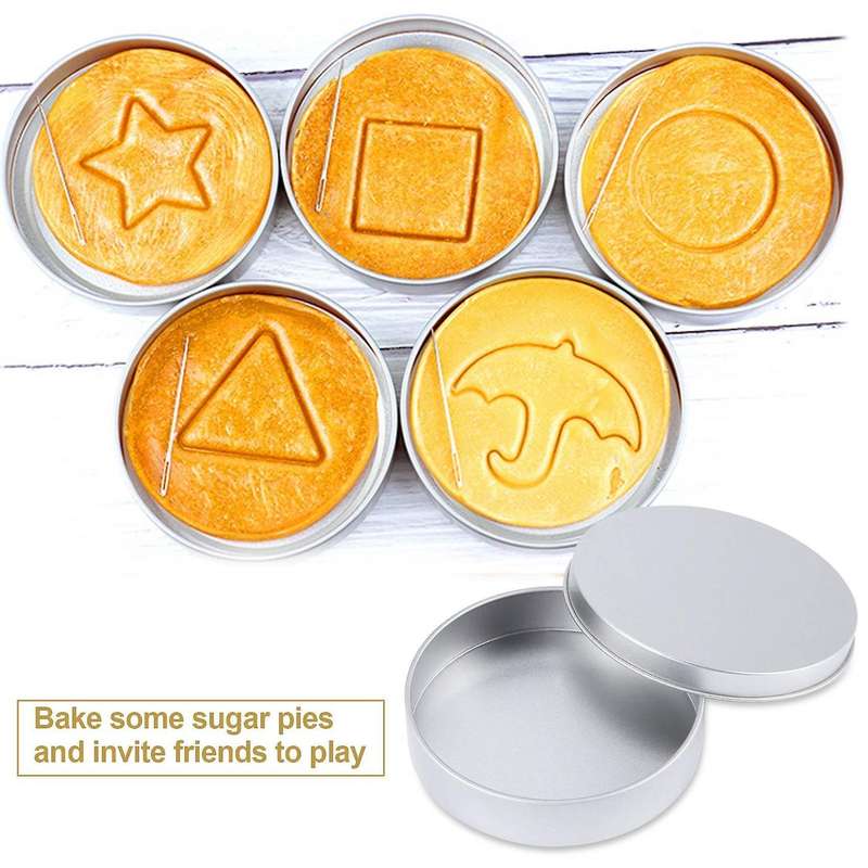 5 Pack Cookie Case Set,tv Cookie Mold Tin Kit A