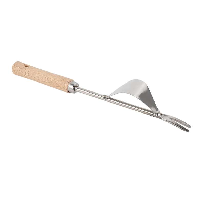 Stainless Steel Garden Weeder Weeding Tool Seedling Fork Transplant