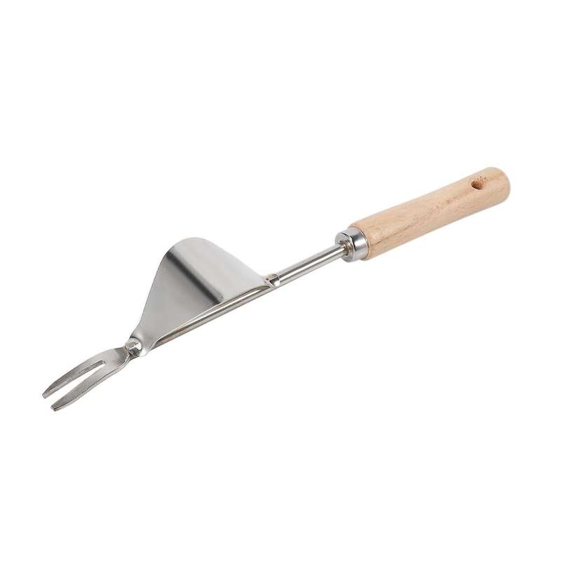 Stainless Steel Garden Weeder Weeding Tool Seedling Fork Transplant