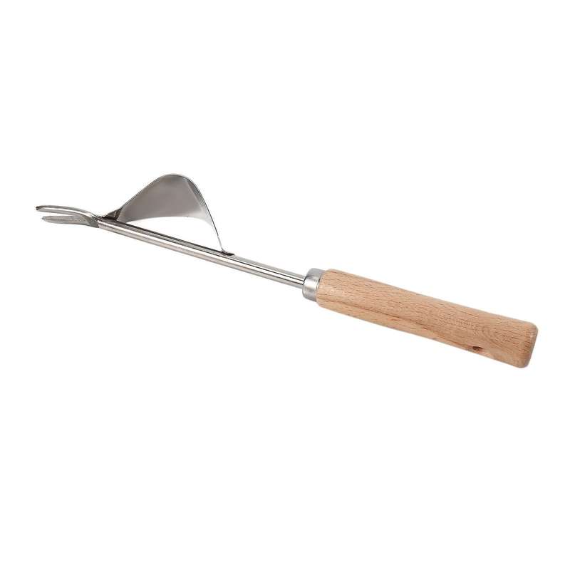 Stainless Steel Garden Weeder Weeding Tool Seedling Fork Transplant