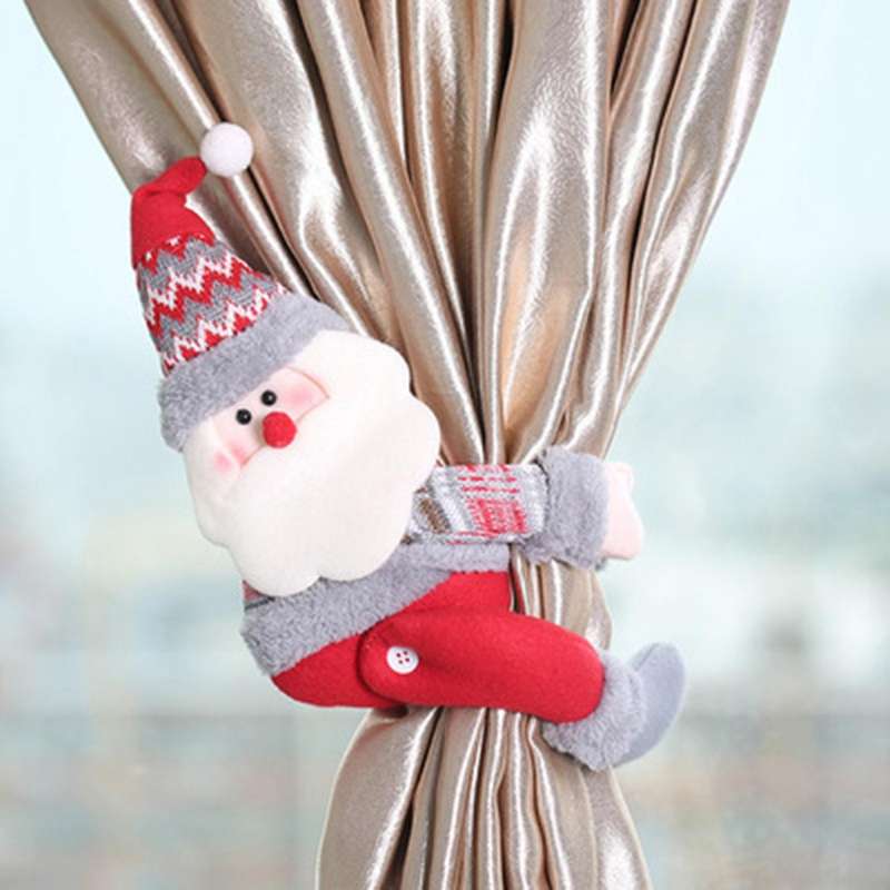 Christmas Curtain Frame Christmas Decoration Home Decoration C