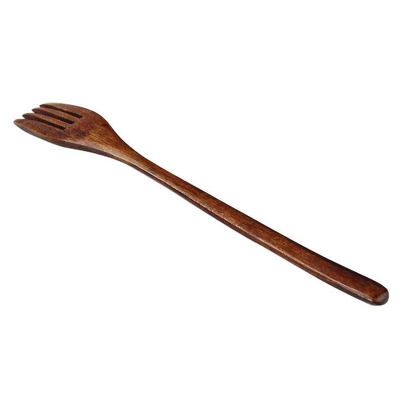 Wooden Forks, 6 Pieces Eco-friendly Japanese Wood Salad Dinner Fork