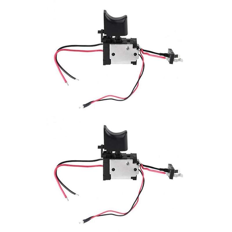 2x Dc7.2-24v Electric Drill Switch Cordless Drill Button for Bosch