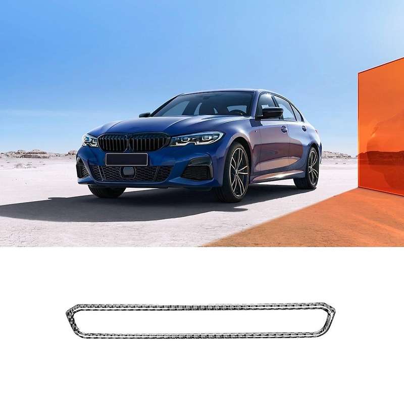 Central Cd Button Panel Cover Carbon Fiber for Bmw- 3 Series G20 2020