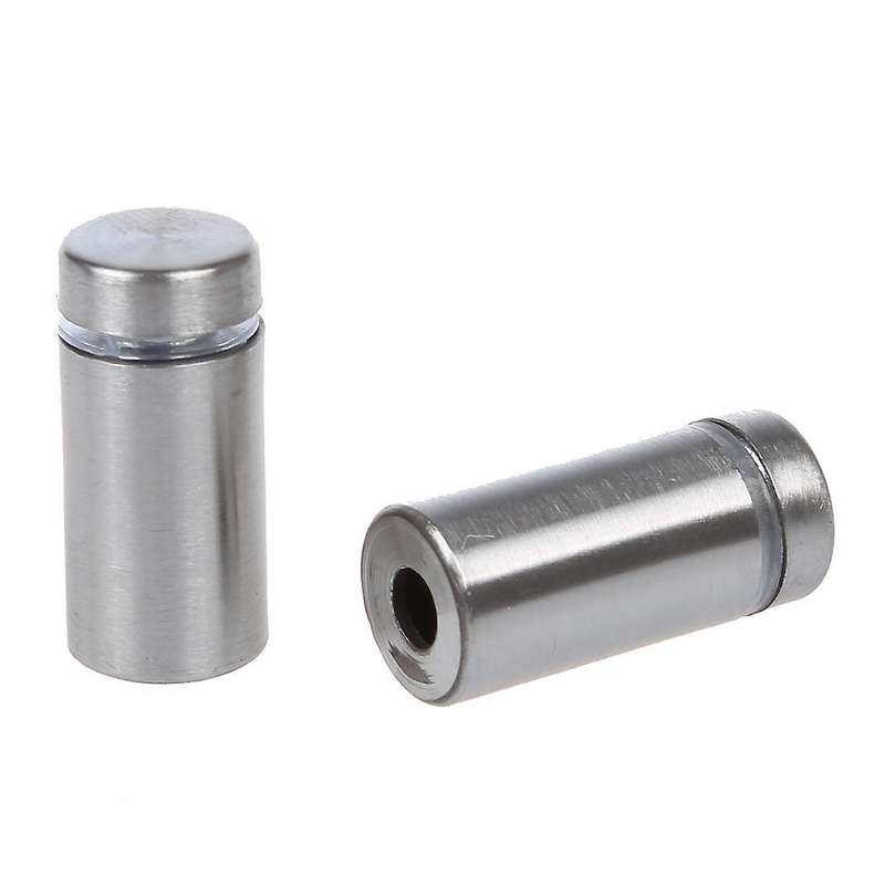 10pcs Stainless Steel Advertisment Nails Glass Wall Connector Standoff 0.98